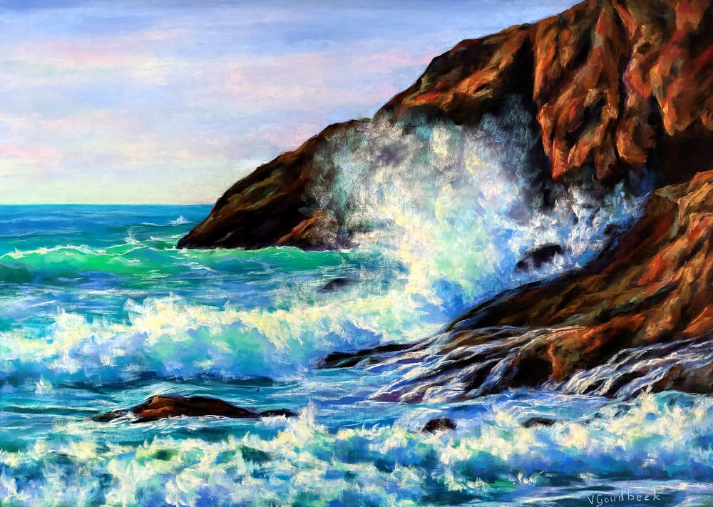 Dancing on the rocks / series soft pastel
